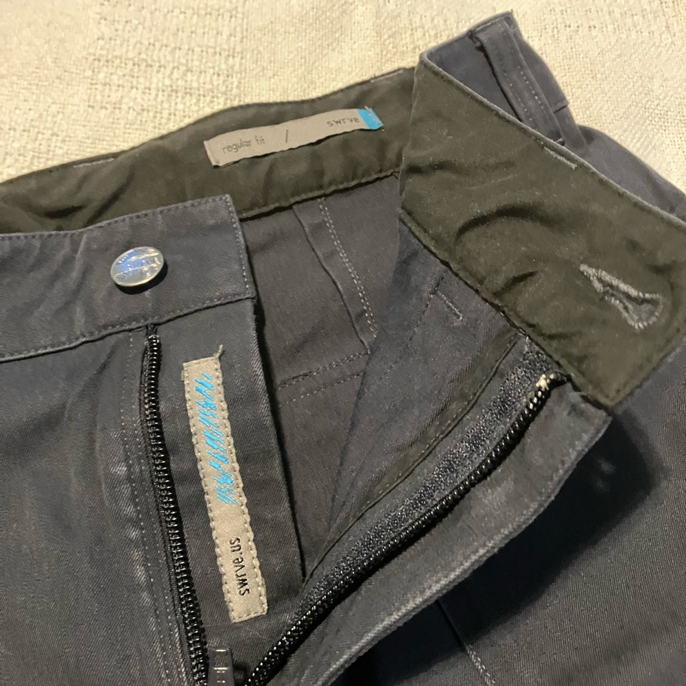 Swrve Camp Trousers 32 x 28 navy blue.